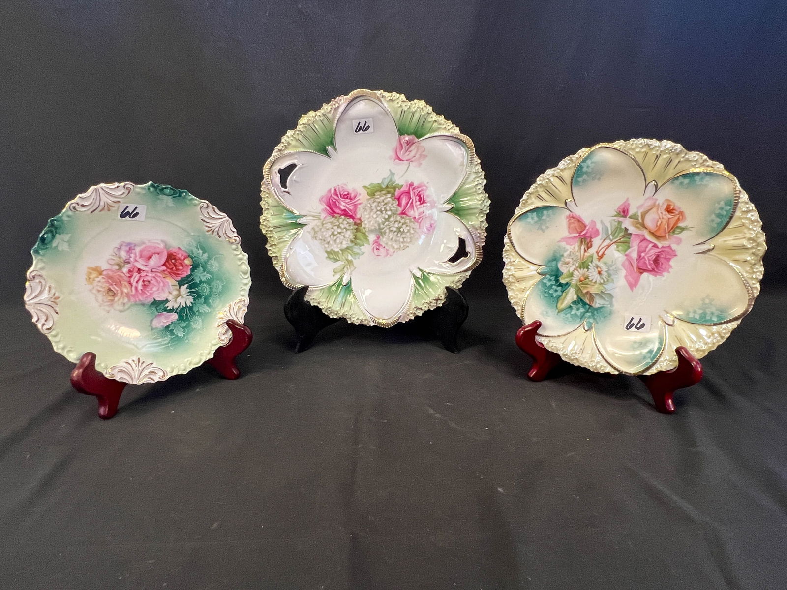 3 R.S. Prussia plates (1 of 9)