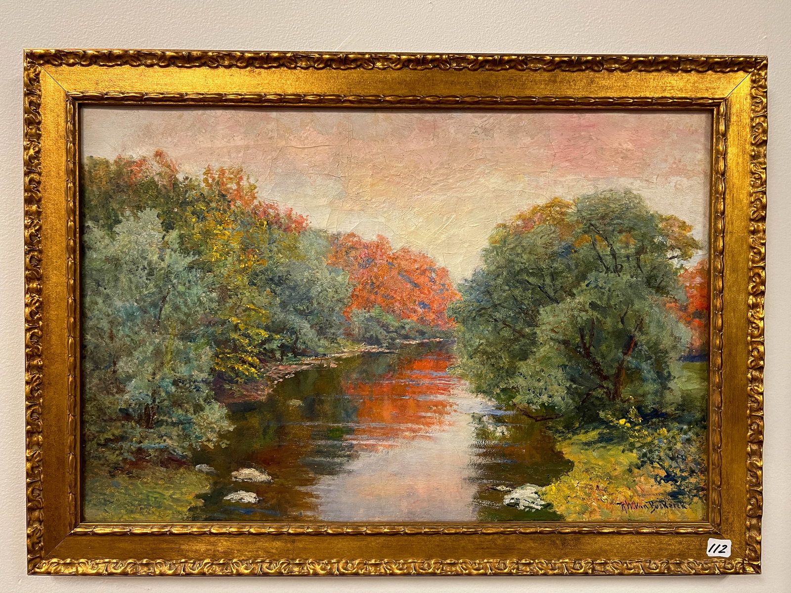 Oil on Canvas Signed R. W. Van Boskerck (1 of 2)