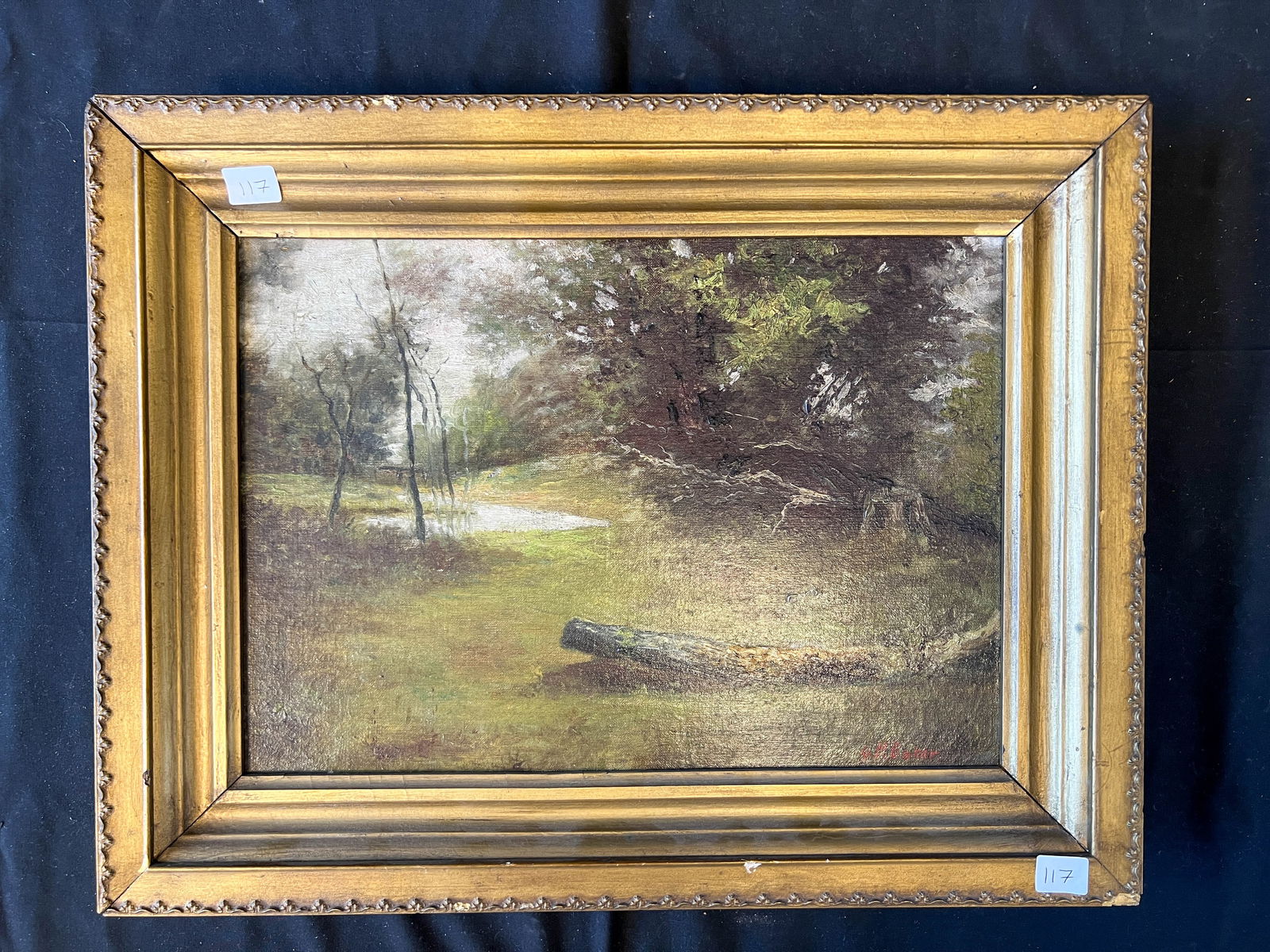 George Herbert Baker Oil on Canvas (1 of 5)