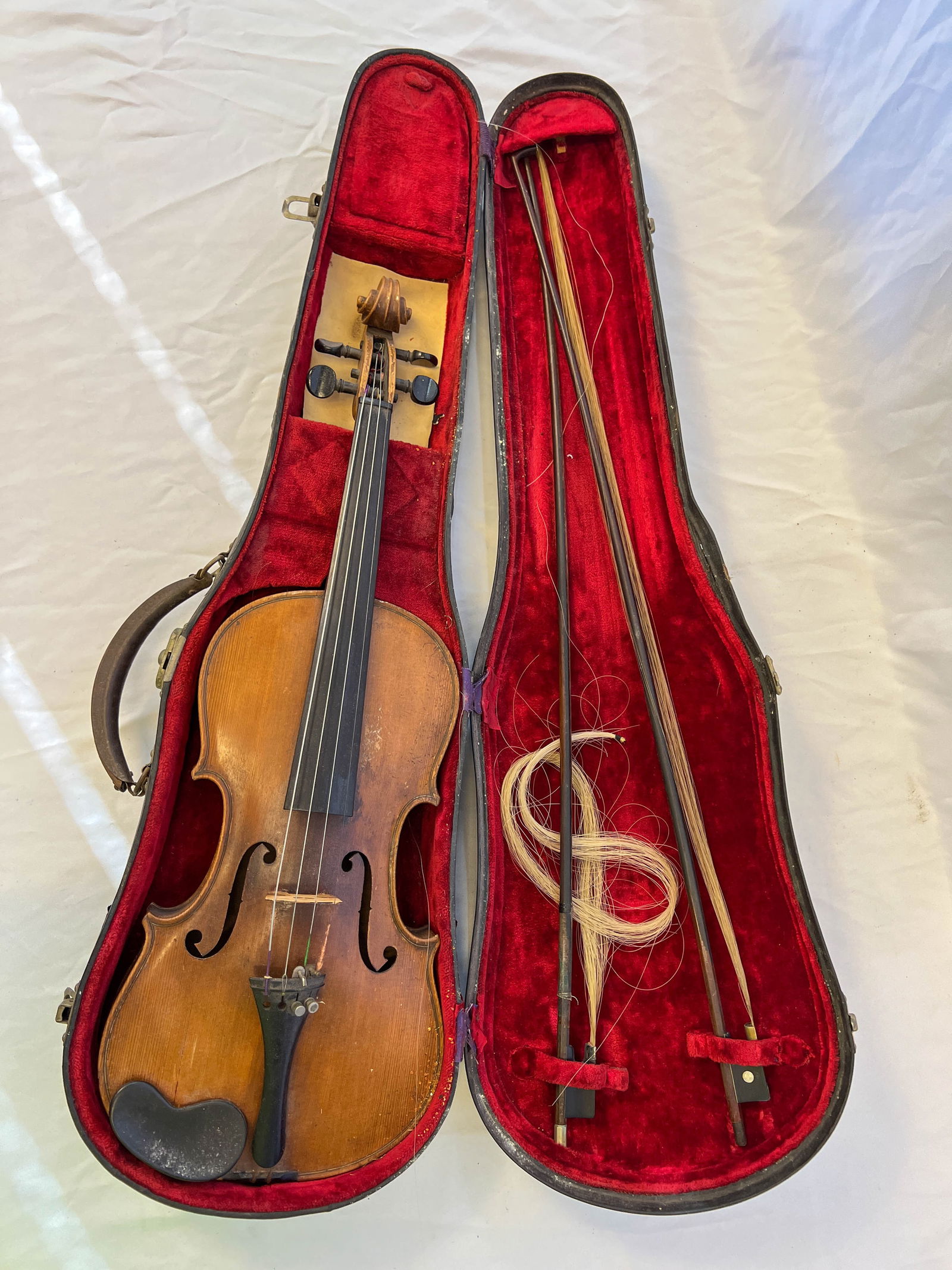 Handmade Violin in case with bow (1 of 6)