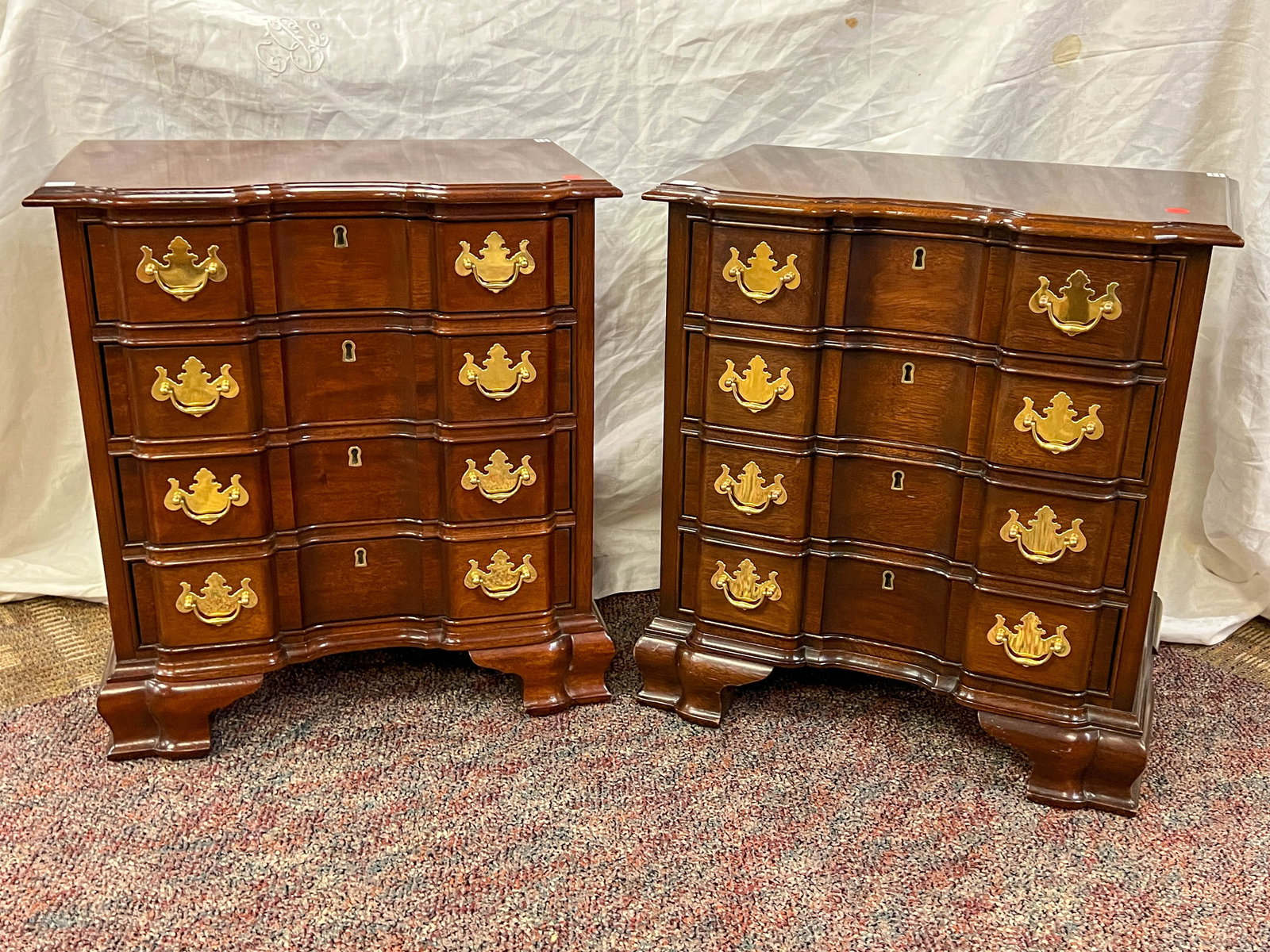 Two miniature Council Craftsmen Chippendale chests (1 of 4)