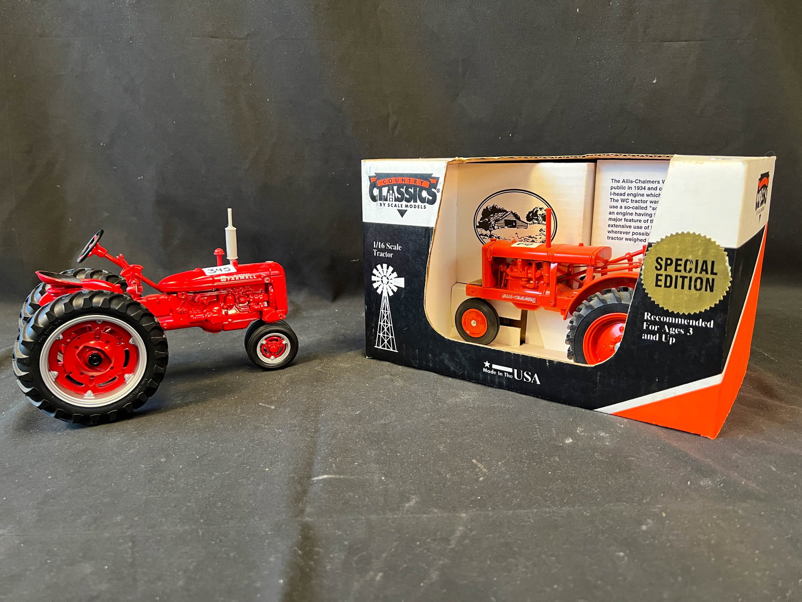 AGCO Allis Special Edition country classic tractor in original box; along with Farmall McCormick (1 of 1)
