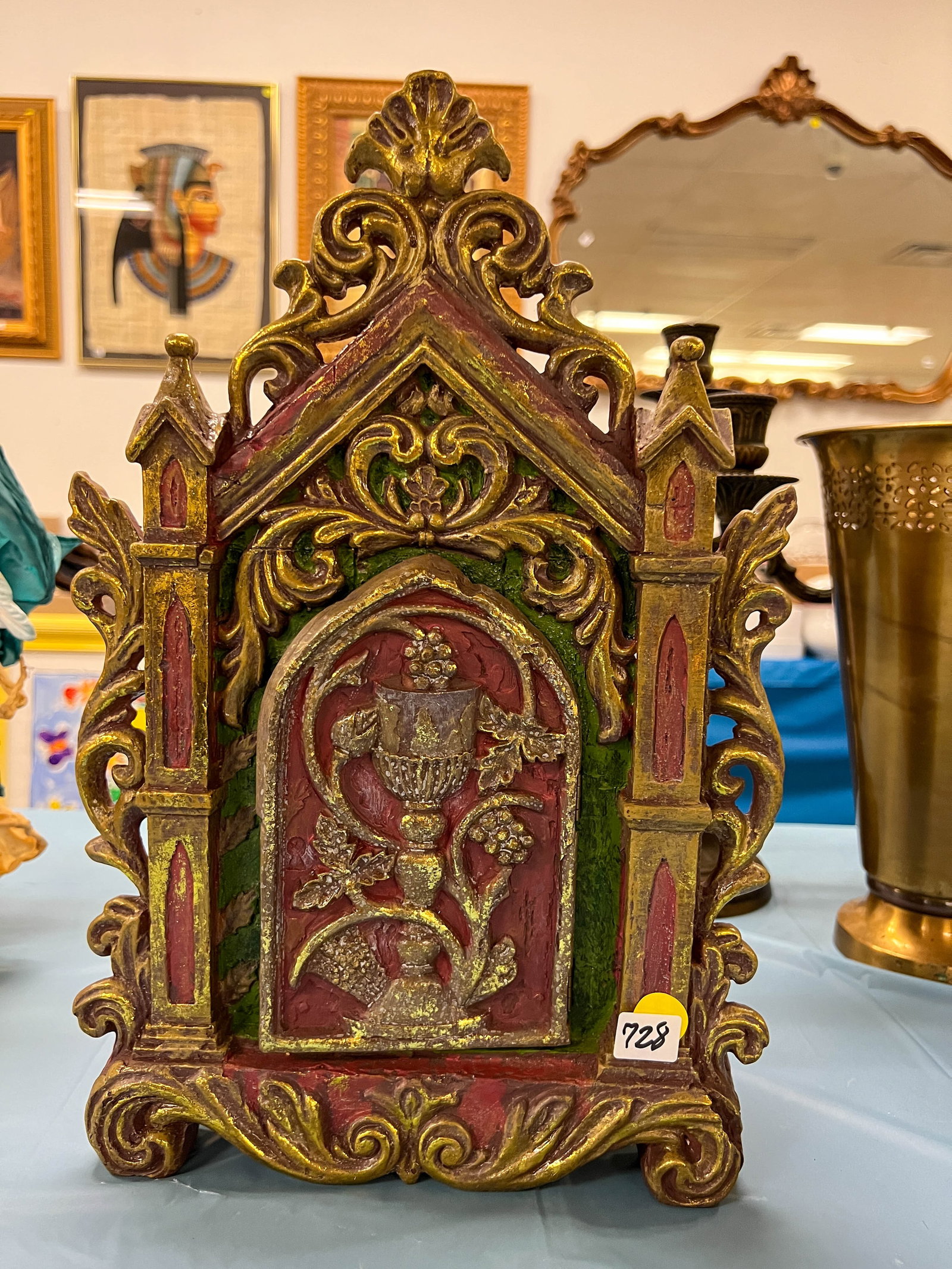 Italian Hand Made and Painted Wooden Creche Scene: Italian Hand Made and Painted Wooden Creche Scene