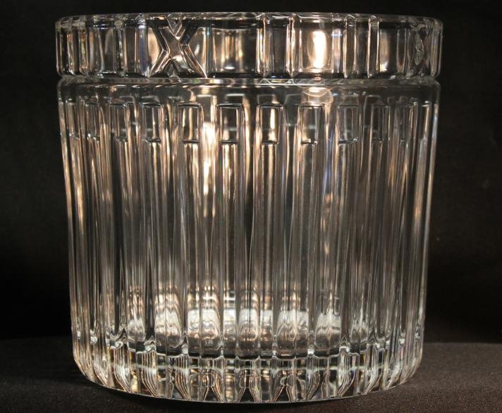 Tiffany & Co. crystal champagne cooler/ ice bucket: Tiffany & Co. crystal champagne cooler/ ice bucket. Approx. 7” tall x 8” wide