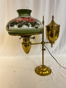 Brass Double Burner Student Lamp