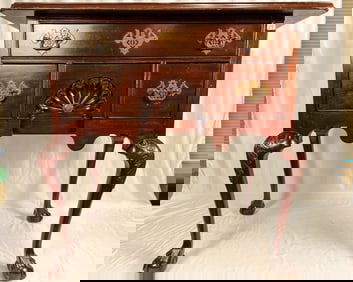 Petite Mahogany Chippendale Chest or Vanity