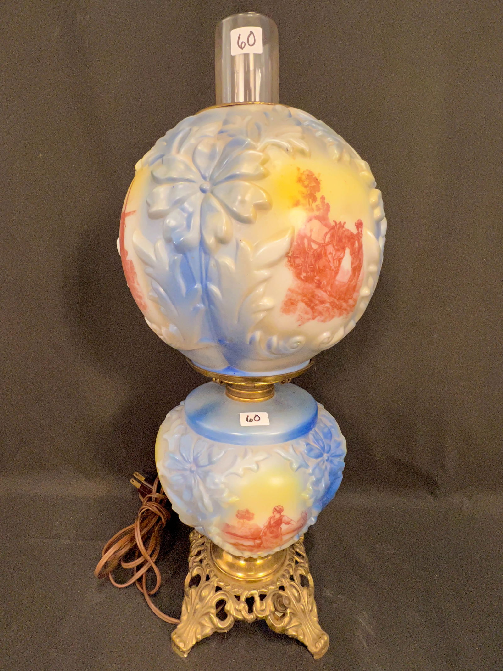 Petite Scenic Gone with the Wind Lamp (1 of 11)