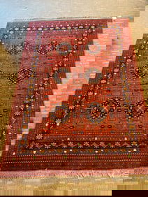 Antique Turkaman Quality Persian Tribal Hand Tied Rug