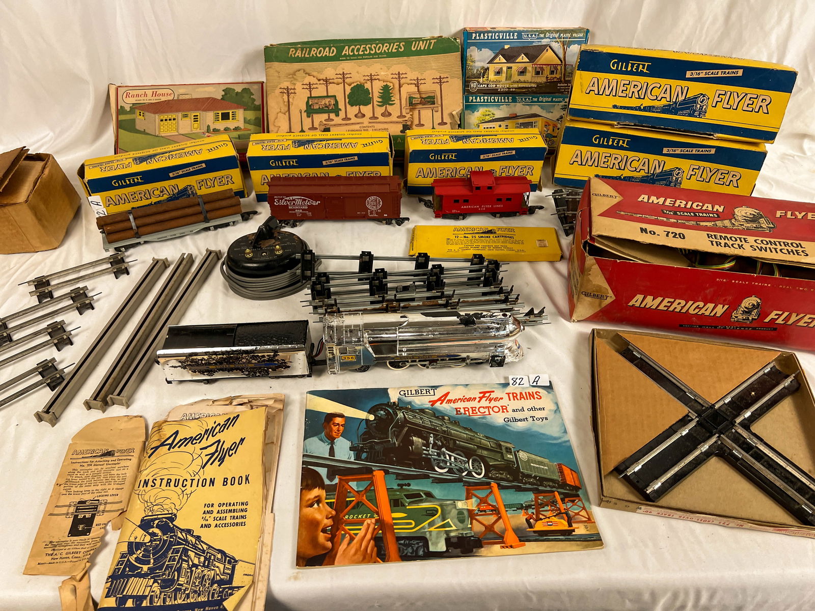 1954 Gilbert American Flyer Complete Train Set in Box (1 of 8)