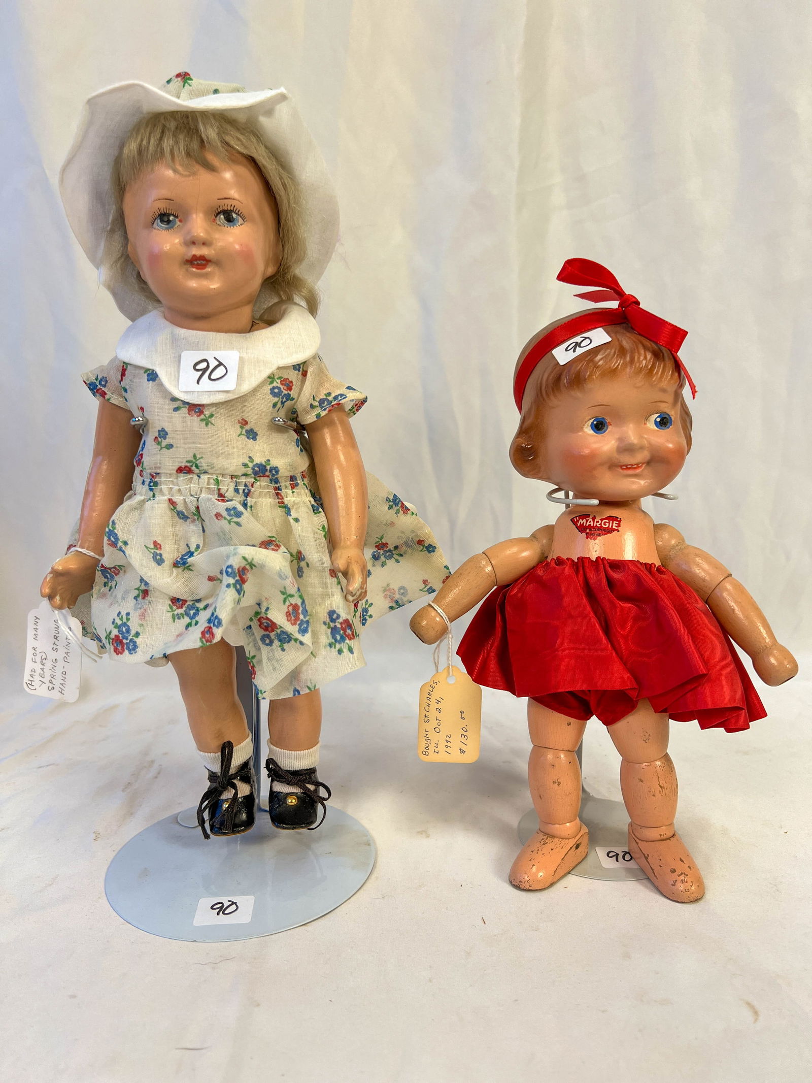 Two Dolls to include: Margorie Jointed Doll and a Jessie McCutcheon Raleigh Doll (1 of 4)