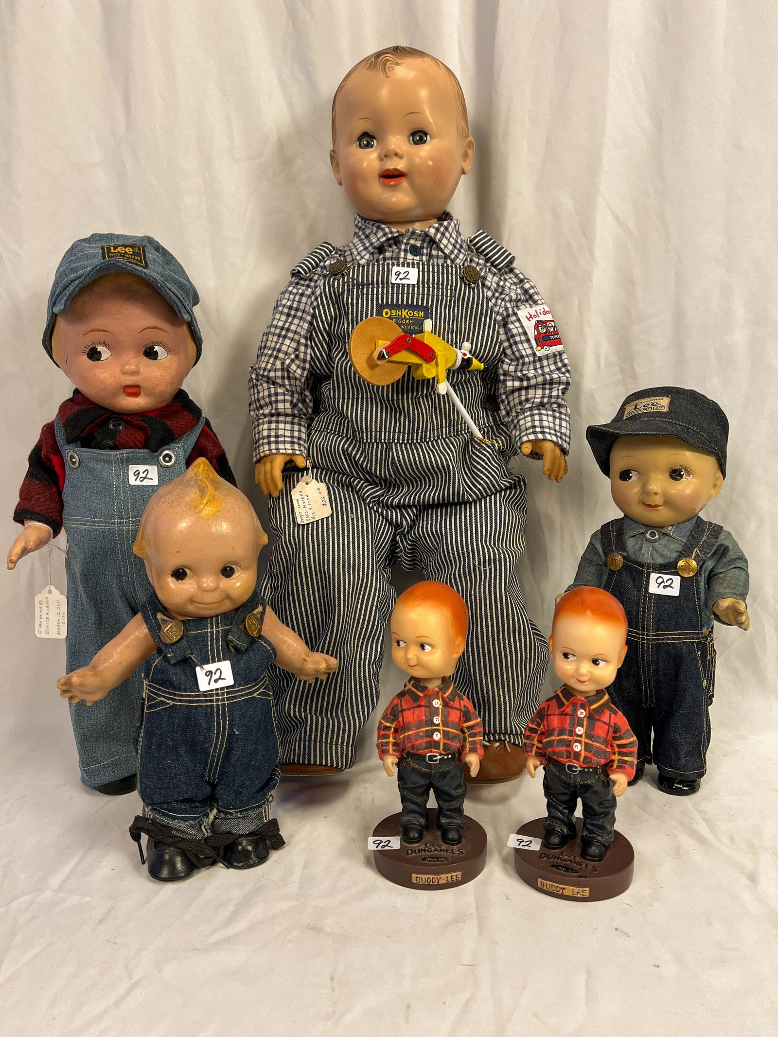 Six Buddy Lee Dolls (1 of 9)