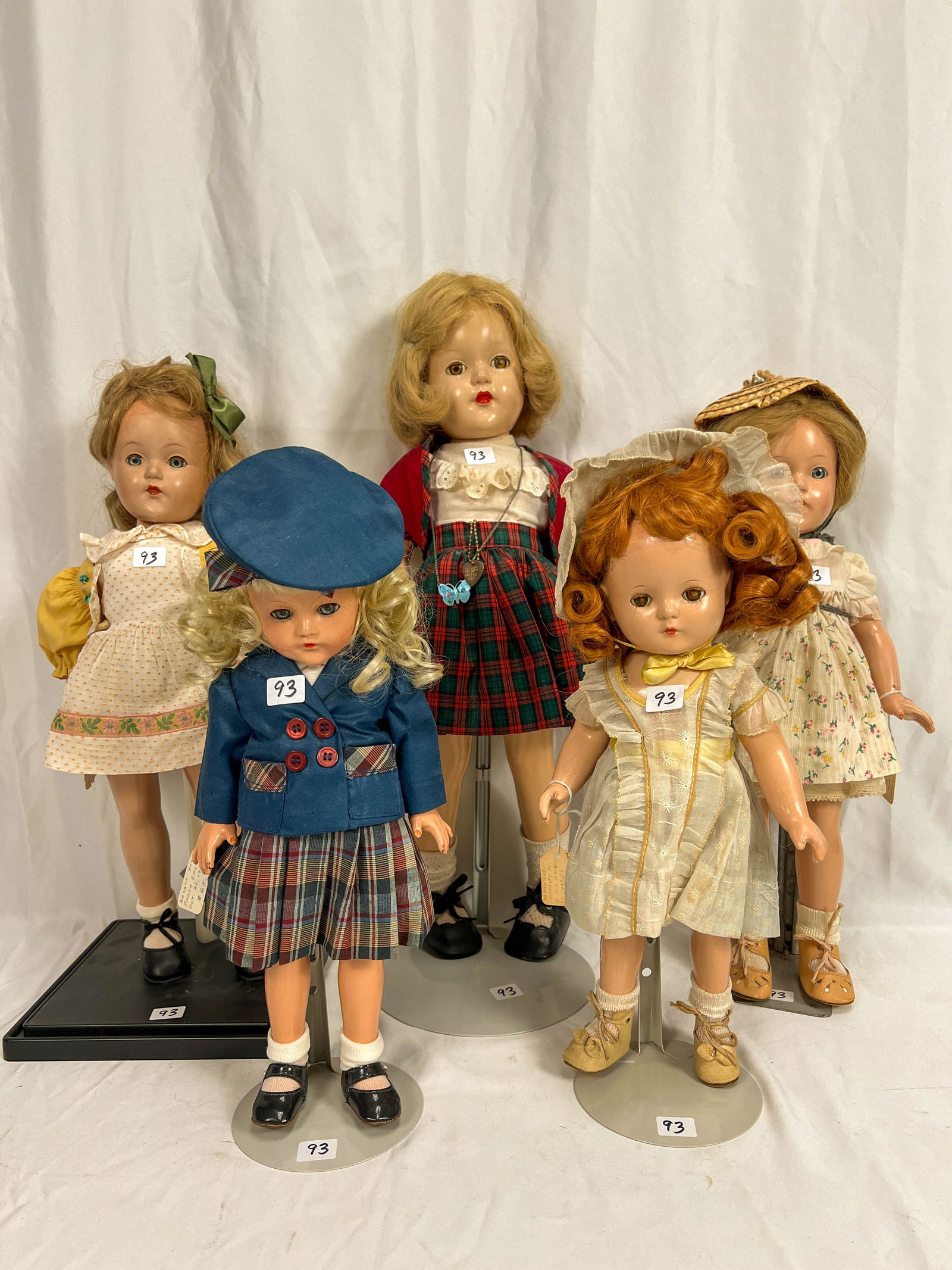 Five Early Effanbee Dolls (1 of 5)