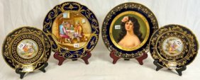 A Set of Four Early Portrait and Other Plates