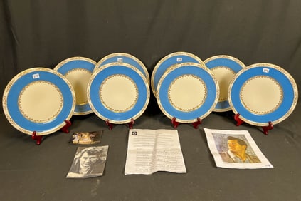 Rock Hudson's Fancy Service Plates
