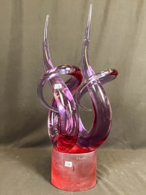 Renato Anatra Murano Blown Glass Sculpture