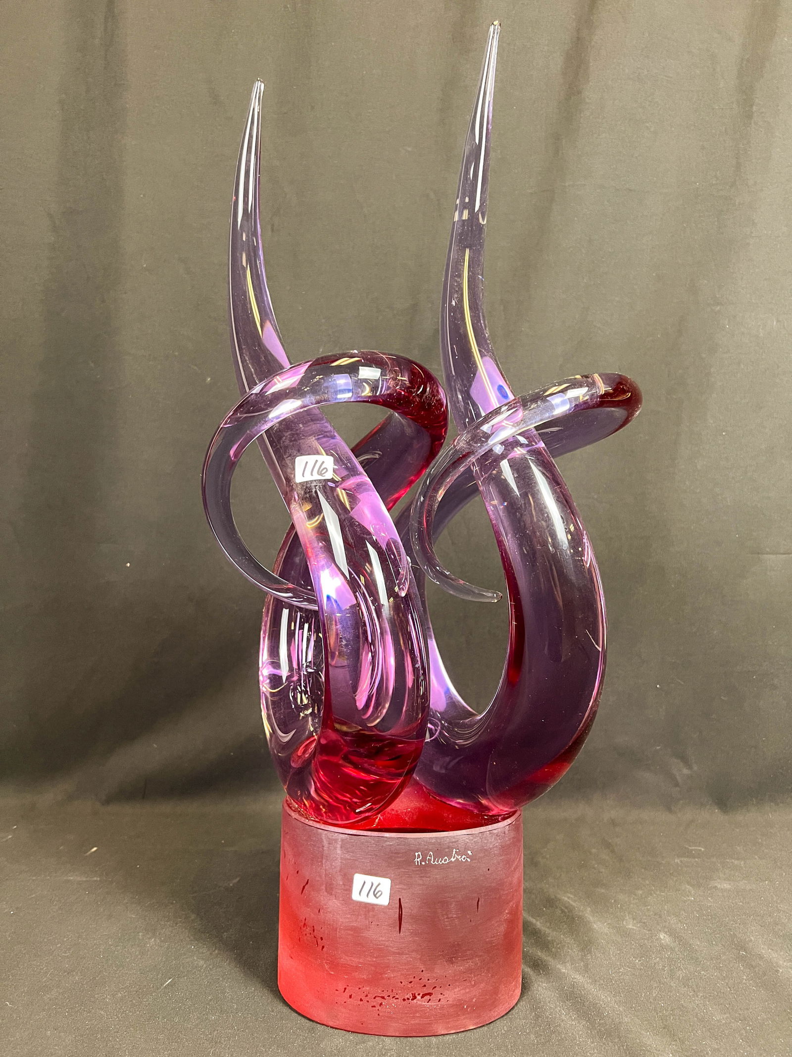 Renato Anatra Murano Blown Glass Sculpture (1 of 5)
