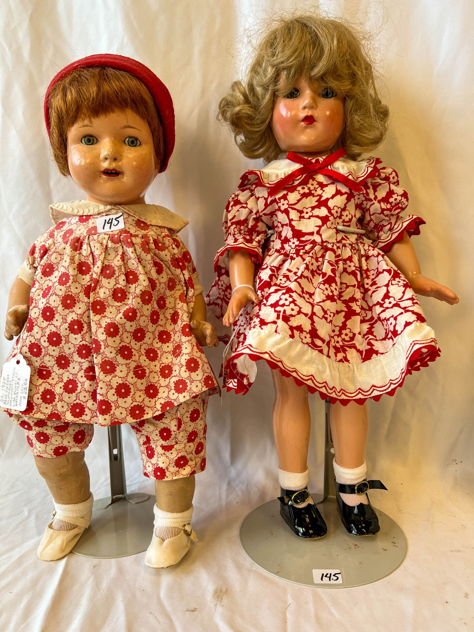Four Composition Dolls in Great Condition to include 21" Effanbee Anne Shirley (1 of 3)