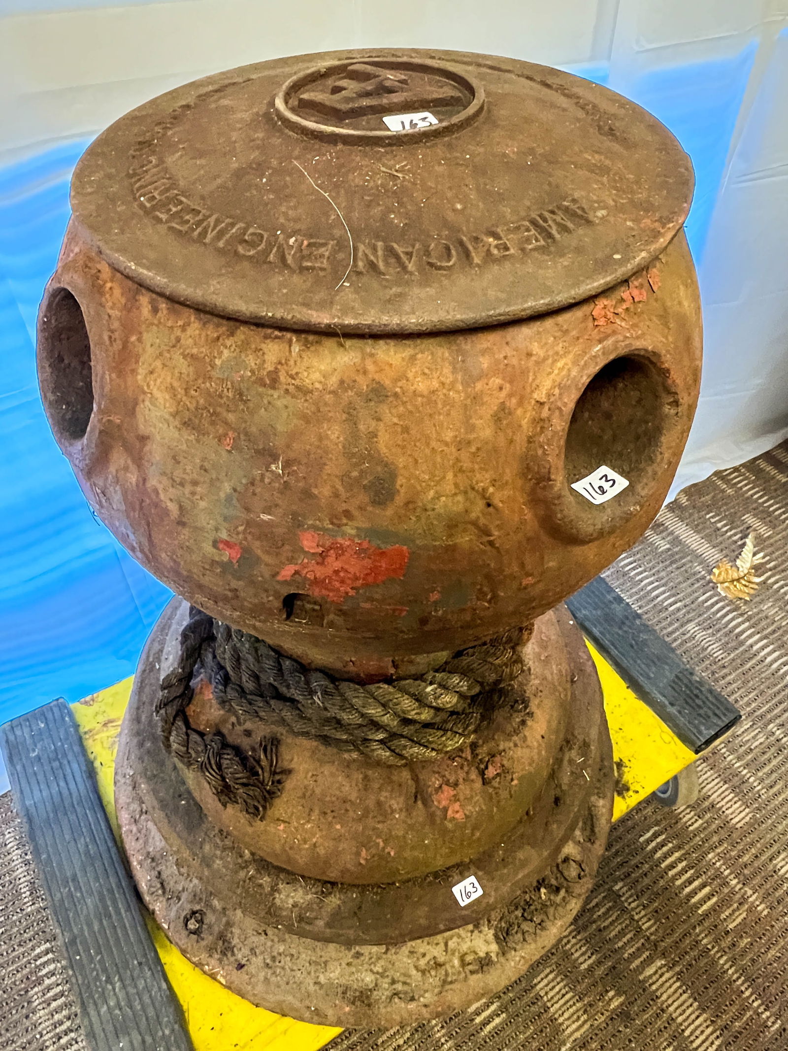 Cast Iron Mooring Stanchion Made by American Engineering Co (Philadelphia USA) (1 of 3)