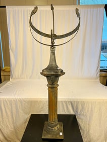 Fancy Iron and Brass Sun Dial