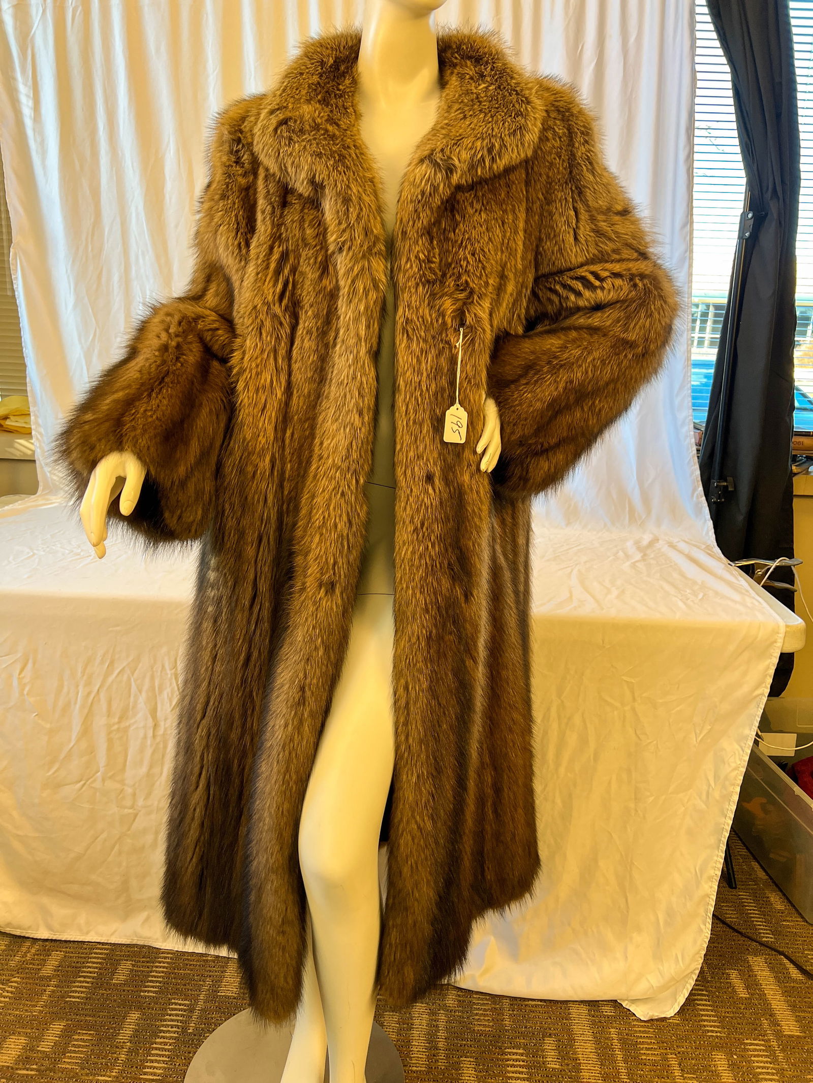 Full Length Rare Fisher Fur Coat with Silk Lining. Professionally Stored (1 of 5)