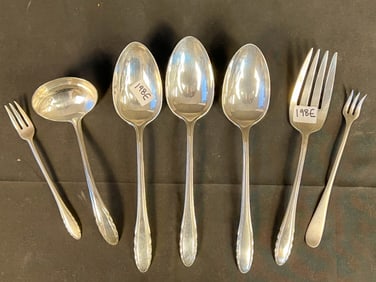 Sterling by R Gorham in the Pattern 'Lyric'  - Serving Pieces Only