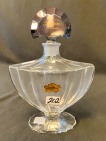 Vintage Large Shalimar by Baccarat Crystal Perfume Bottle