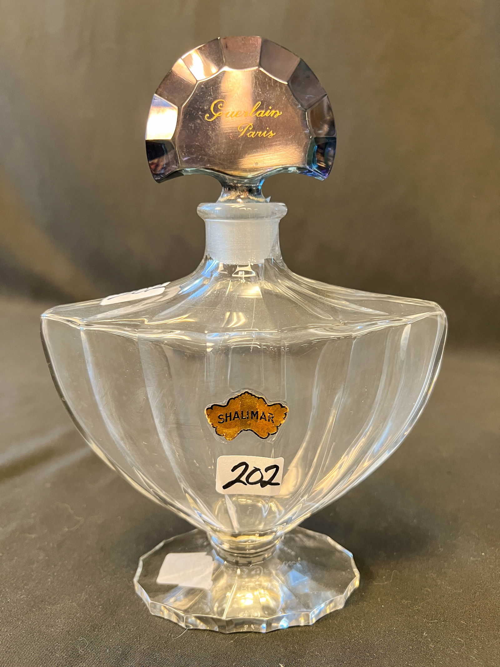 Vintage Large Shalimar by Baccarat Crystal Perfume Bottle (1 of 3)