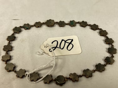 Victorian Garnet Cluster Necklace