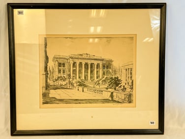 Elizabeth O'Neill Verner Steel Engraving Harvard Medical School