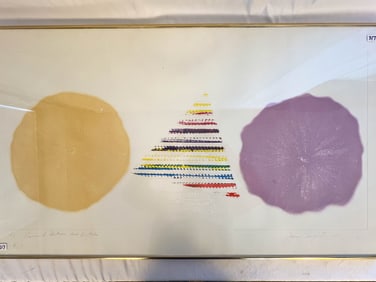 James Rosenquist Signed Original Etching and Aquatint with Pochoir on Pescia Ita