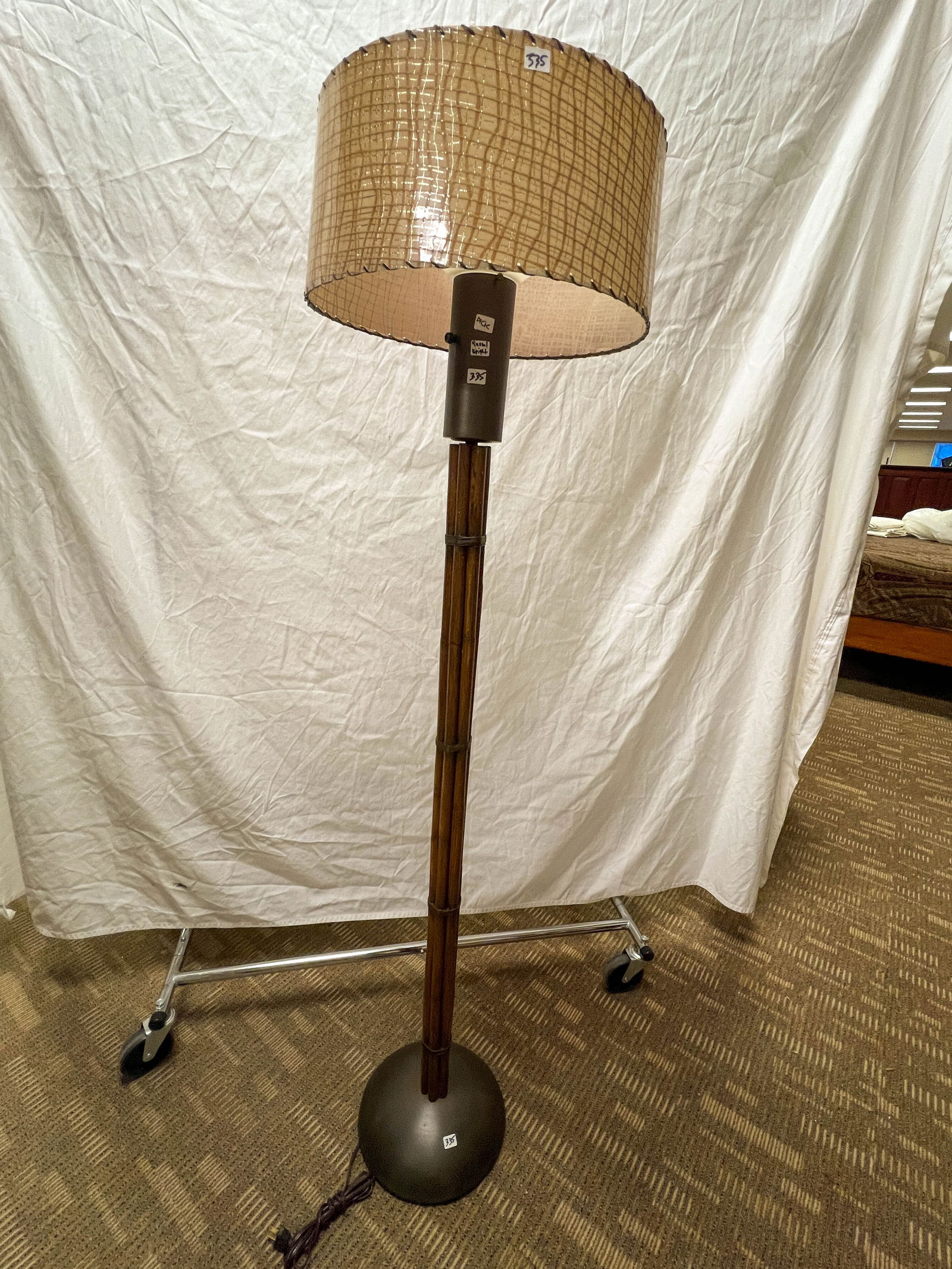 Russel Wright Bamboo Floor Lamp (1 of 6)