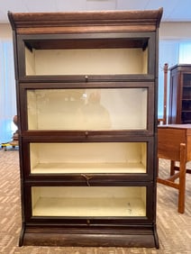 4-Section Oak Stacking Bookcase