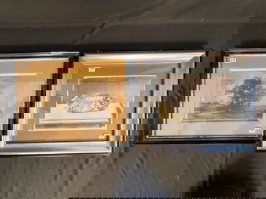 2 Framed Etchings, Zacarias Gonzalez the Other Unknown