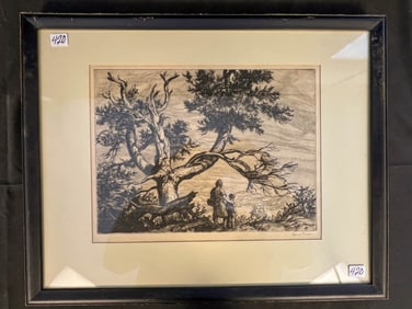 Sam Thal WPA Artist Etching