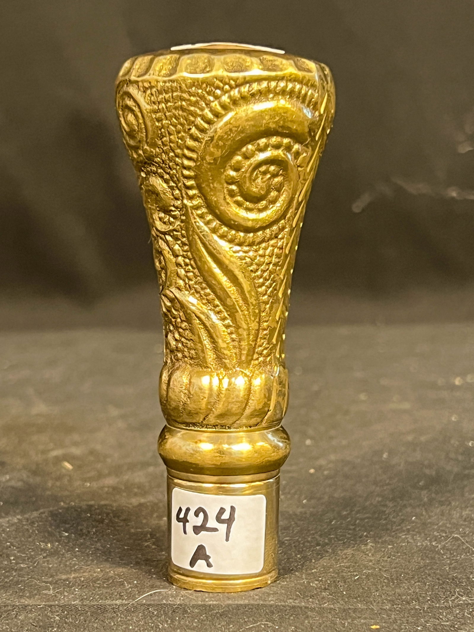 Victorian Heavy Rolled Gold Cane Handle (1 of 3)