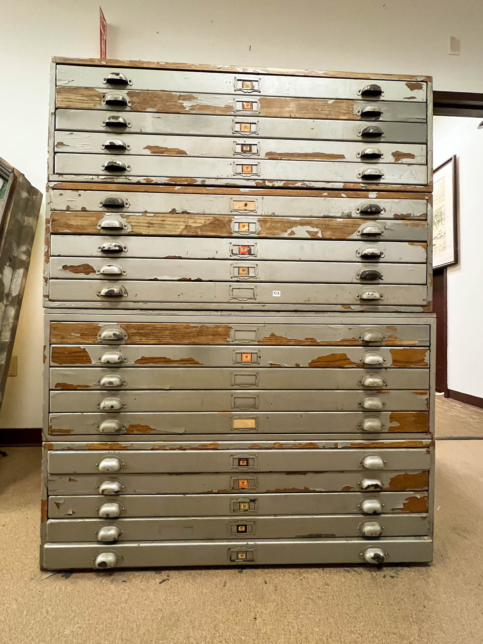 4-Stack Map Holder (Each Stack has 5 Drawers) (1 of 4)