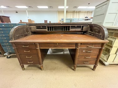 Antique Roll Top Desk