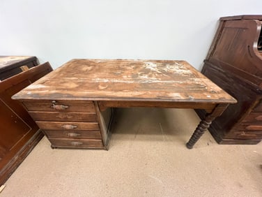Antique Mahogany Desk