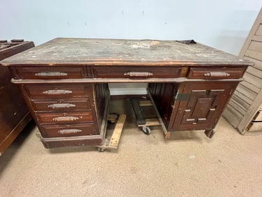 Antique Mahogany Desk