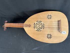 Hand Made Lute Musical Instrument