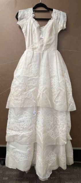 Late 40's Early 50's Wedding Dress