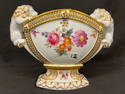 Important Royal Copenhagen Flower Frog Lion Handles
