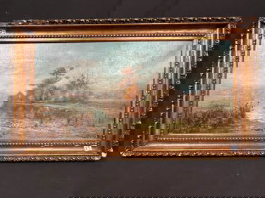 John Francis Murphy (1853-1921) ) Oil on Canvas Waterscape