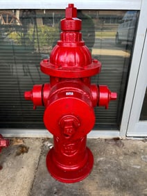 Patent 1889 Cast Iron Fire Hydrant Eddy Valve Co. Waterford WI