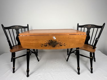 Ethan Allen Hitchcock Childs  table chairs