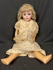 Large DEP German Bisque Head Doll