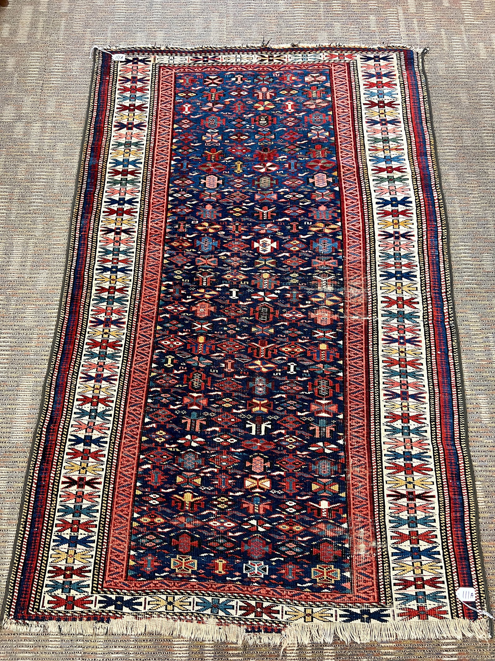 Antique hand tied Middle Eastern Tribal Rug (1 of 5)
