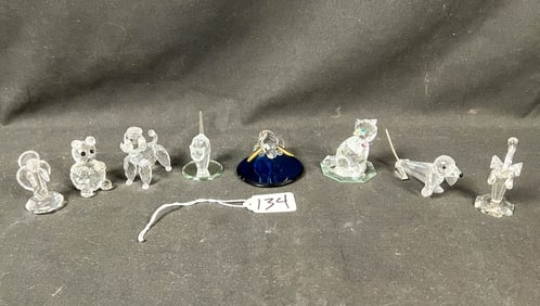 Lot of Crystal Swarovski Figural Animals