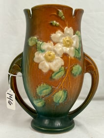 Double Handled Roseville Vase