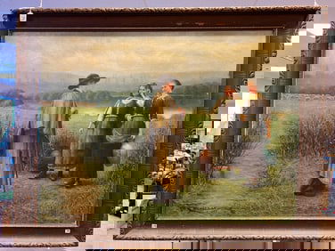 A. R. Nicholson Oil Painting-1892-Listed Artist